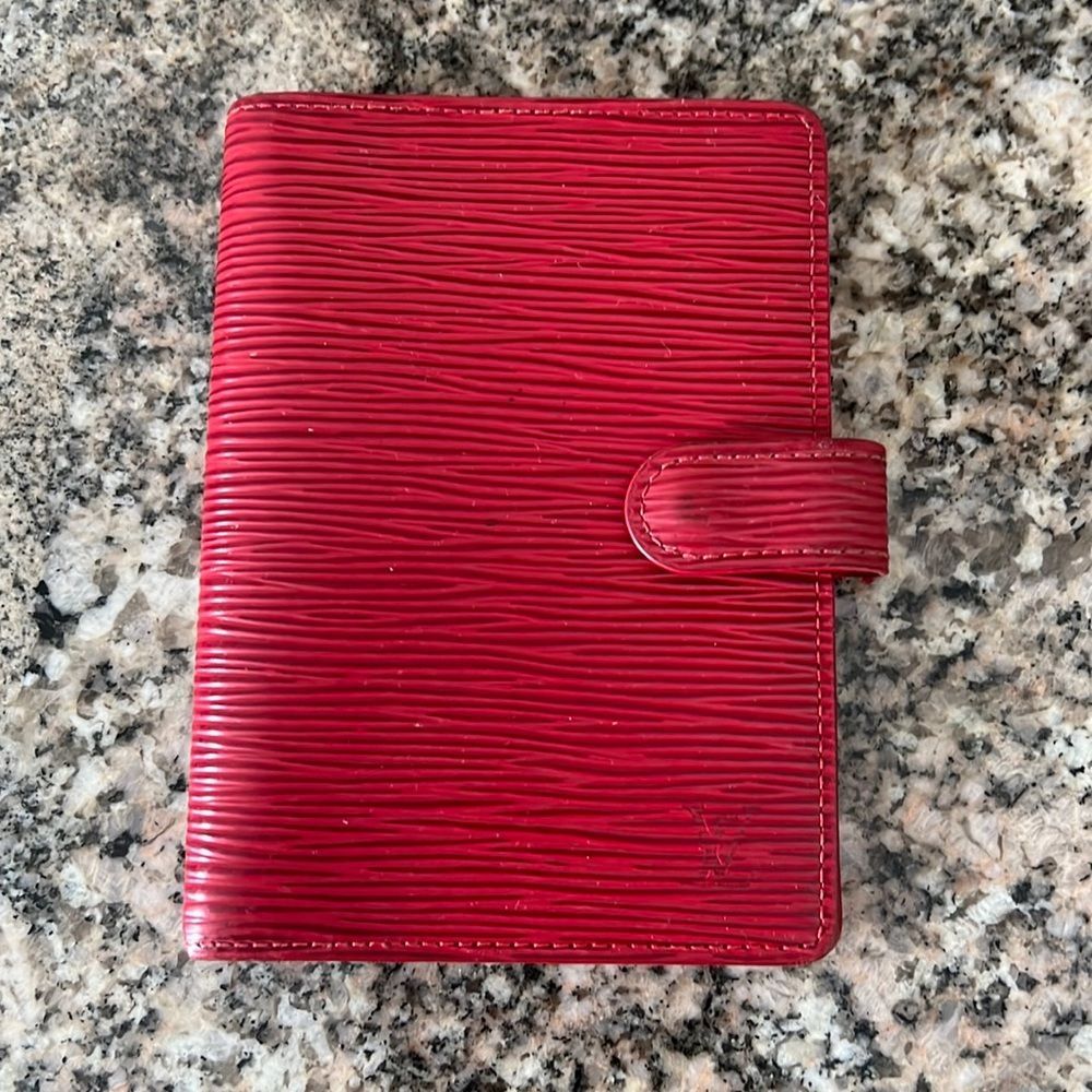 Authentic Louis Vuitton Epi Agenda PM